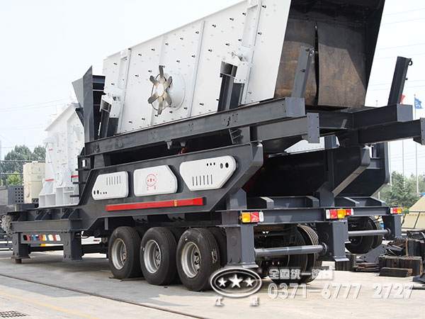 煤矸石車載移動(dòng)破碎機(jī)