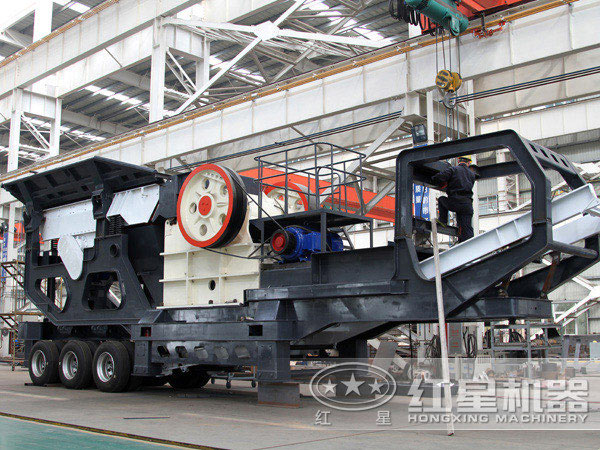 車載式小型鵝卵石顎式破碎機