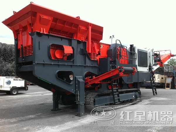 履帶式圓錐破建筑垃圾破碎機(jī)設(shè)備