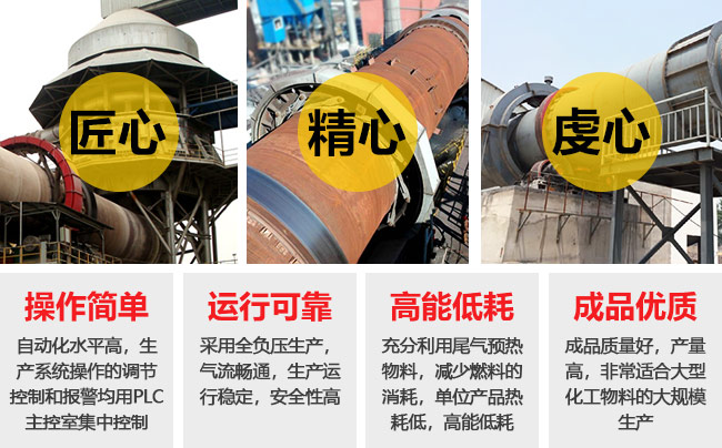 回轉(zhuǎn)窯性能優(yōu)勢