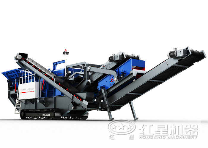 小型車(chē)式流動(dòng)石子粉碎機(jī)模型
