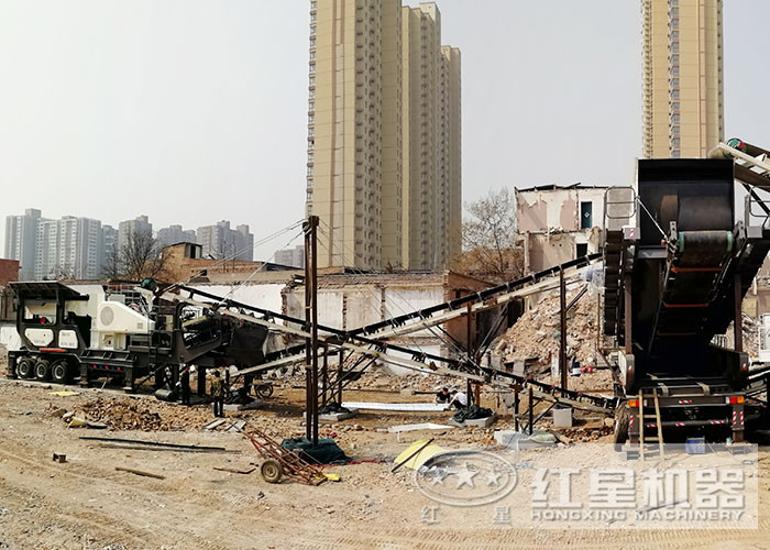 反擊式破碎機“戀上”車式輪胎底盤，還怕建筑廢料“圍城”嗎