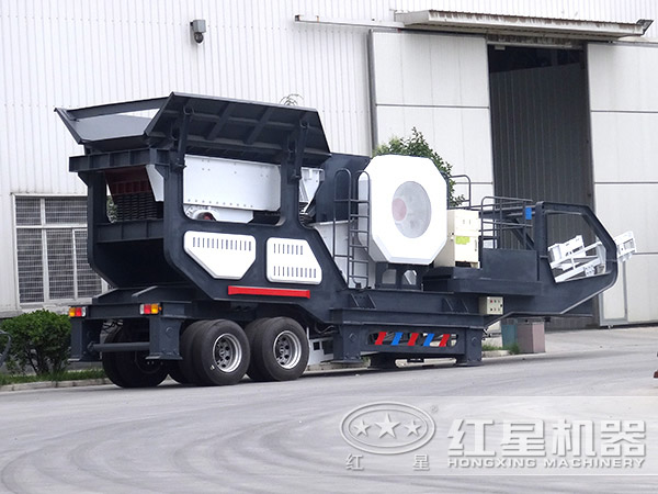 移動煤矸石破碎機