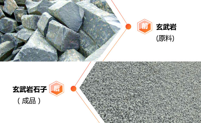 一天產(chǎn)500噸石子的玄武巖粉碎機(jī)有哪些，報(bào)個大概價(jià)格？
