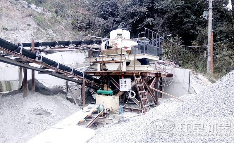 HVI制砂機(jī)作業(yè)現(xiàn)場(chǎng)