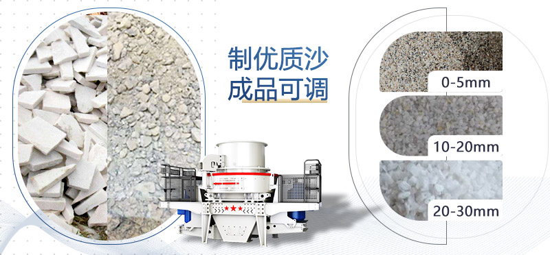 石粉制砂機(jī)加工效果