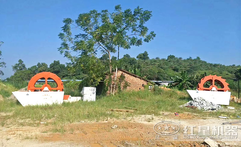 自制簡(jiǎn)易水洗砂機(jī)設(shè)備視頻，一整套簡(jiǎn)單人工洗沙設(shè)備