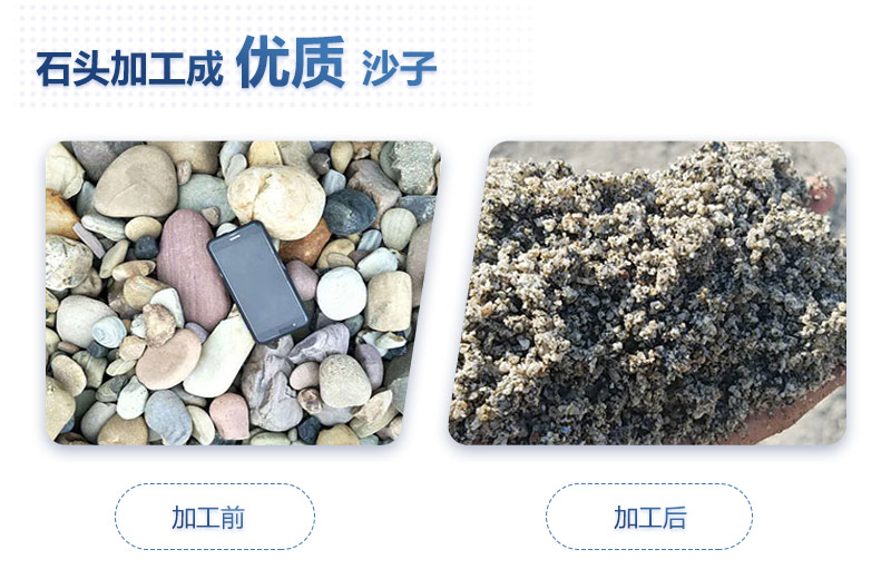想把河道里的石頭加工成沙子，要怎么做，需要哪些設(shè)備？