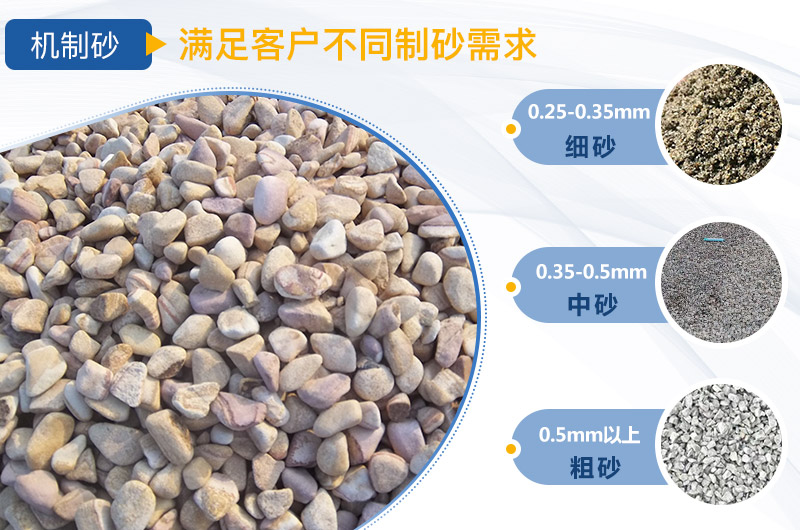 制砂機(jī)的破碎方式及工作原理介紹，選對(duì)設(shè)備很重要