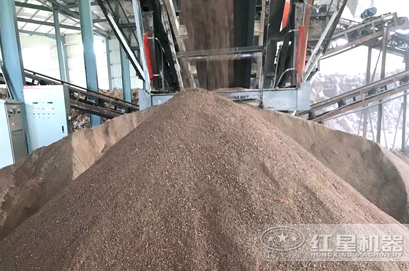 石料制沙成品，粒型優(yōu)