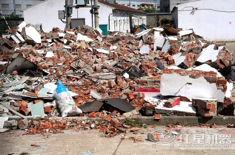 建筑垃圾怎么處理？宜昌百萬噸建筑垃圾處理模版來了