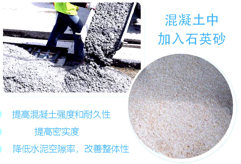混凝土中石英砂能否代替沙子？石英砂生產(chǎn)線設(shè)備價(jià)格？