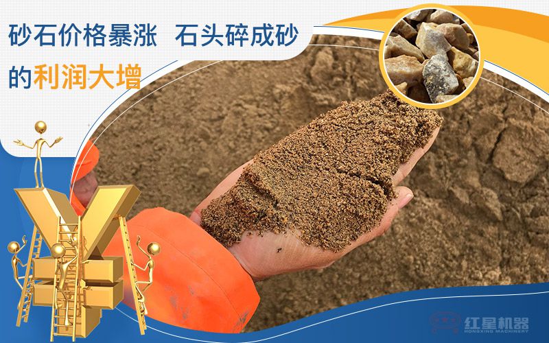 什么石頭可以破碎制砂？制砂設(shè)備有哪些？多少錢？