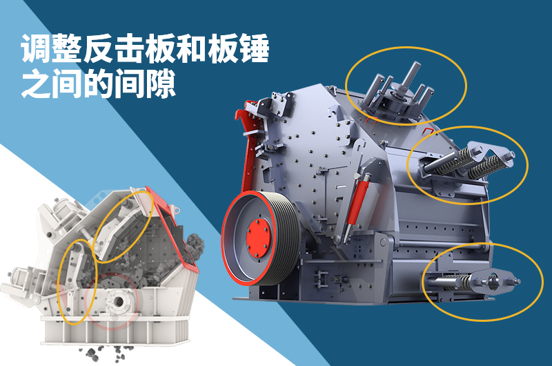 反擊式破碎機出料粒度可調(diào)嗎？反擊破機口大小調(diào)整方法