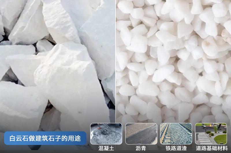 白云石可以做建筑石子嗎？用什么打石機(jī)？