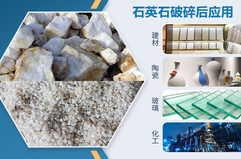 石英石用什么破碎機(jī)好？多少錢一臺？
