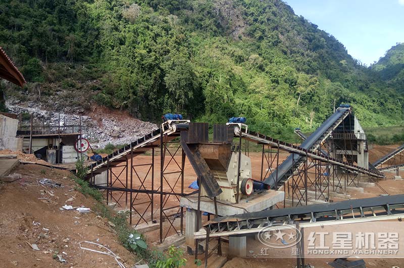 河北客戶小型碎石廠